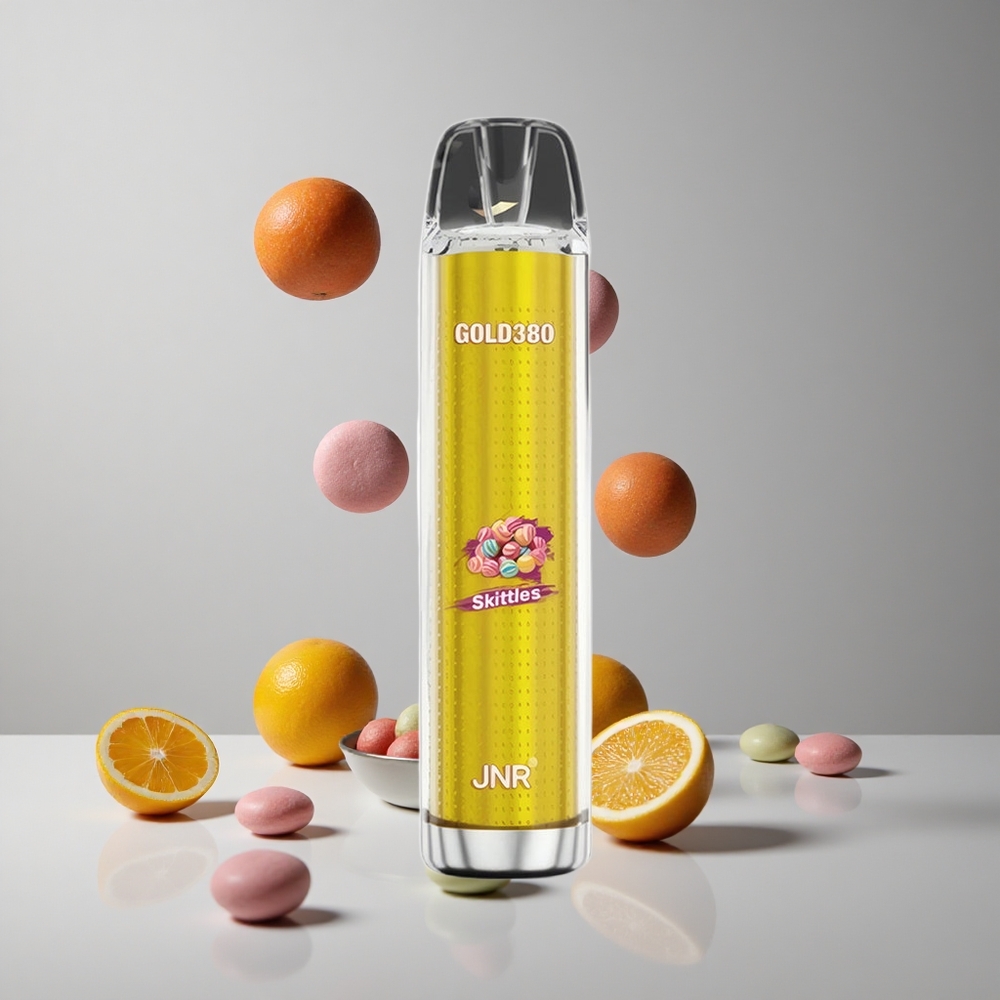 JNR Gold380 6000 Puffs Vape Desechable Skittles Sabores 13ml Capacidad vape wholesale Peru