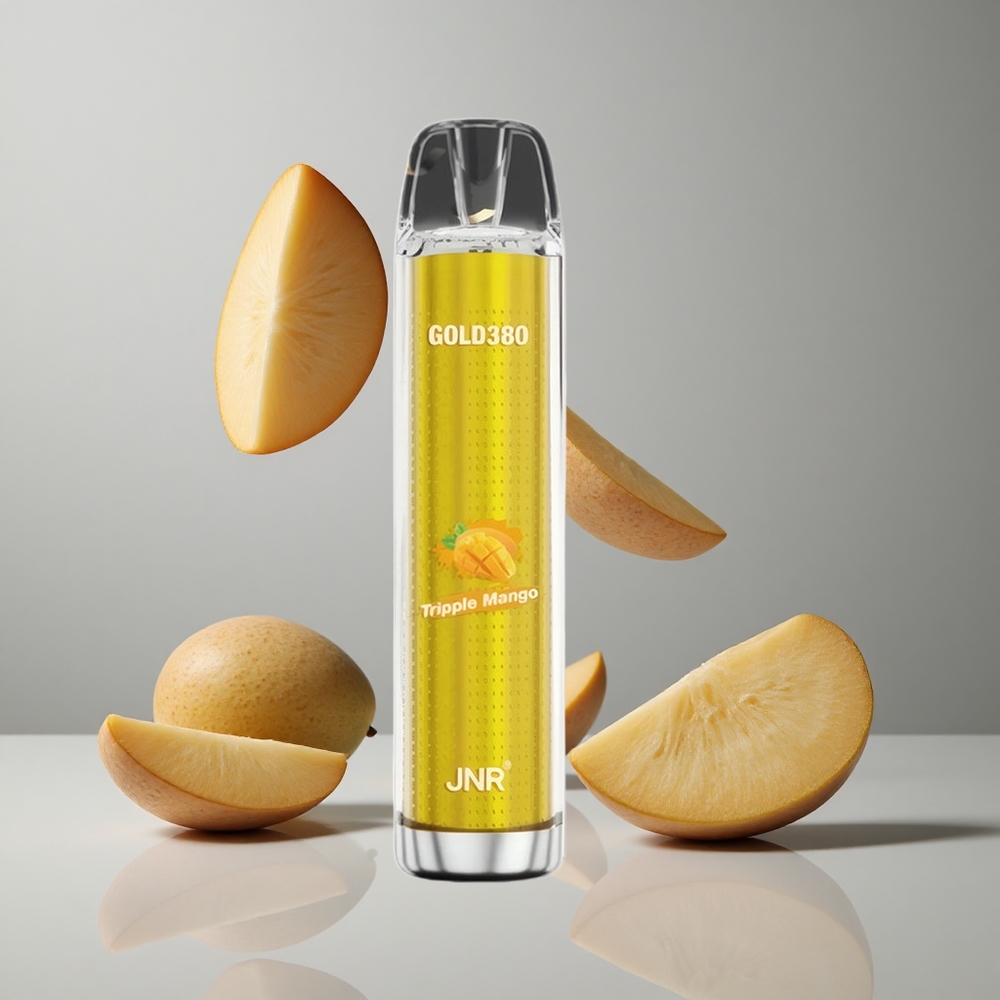 JNR Gold380 6000 Puffs Vape Desechable Triple Mango 13ml Capacidad vape wholesale Peru