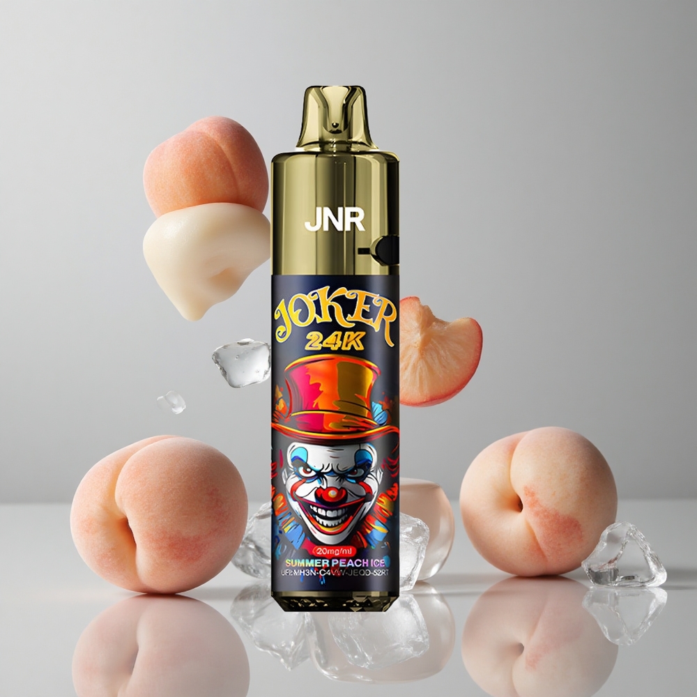 JNR Joker 24K Puffs Melocotón Helado de Verano 2% nicotina 800mAh vape wholesale Peru