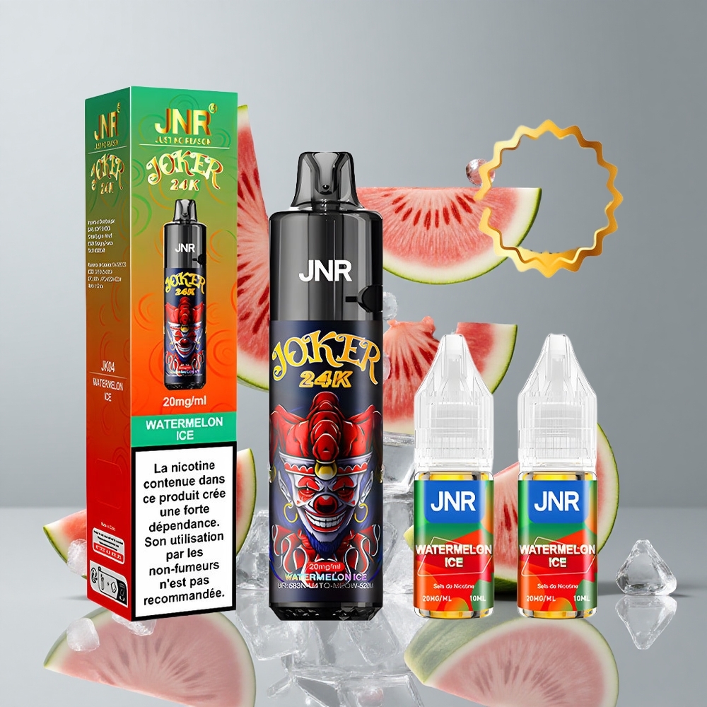 JNR Joker 24K Puffs Sandía Helada 2% nicotina 800mAh vape wholesale Peru