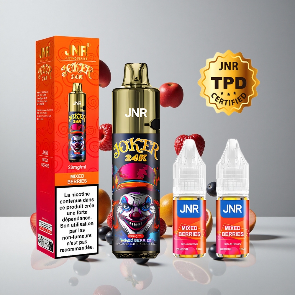 JNR Joker 24K Puffs Vape Desechable Frutos Mixtos 2% nicotina 800mAh vape wholesale Peru