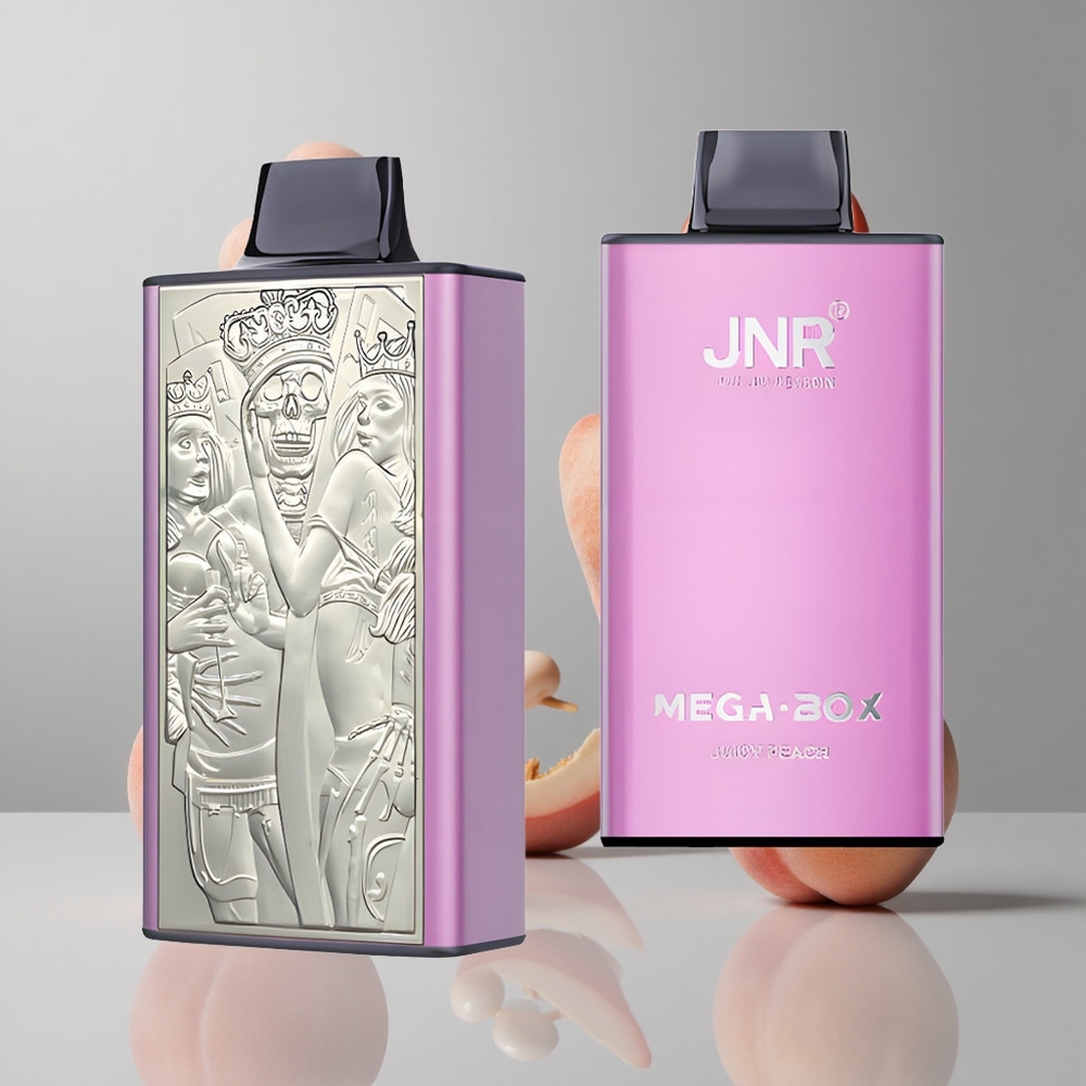 JNR Mega Box 25000 Puffs Duraznos Jugosos Dual Mesh Coil vape wholesale Peru