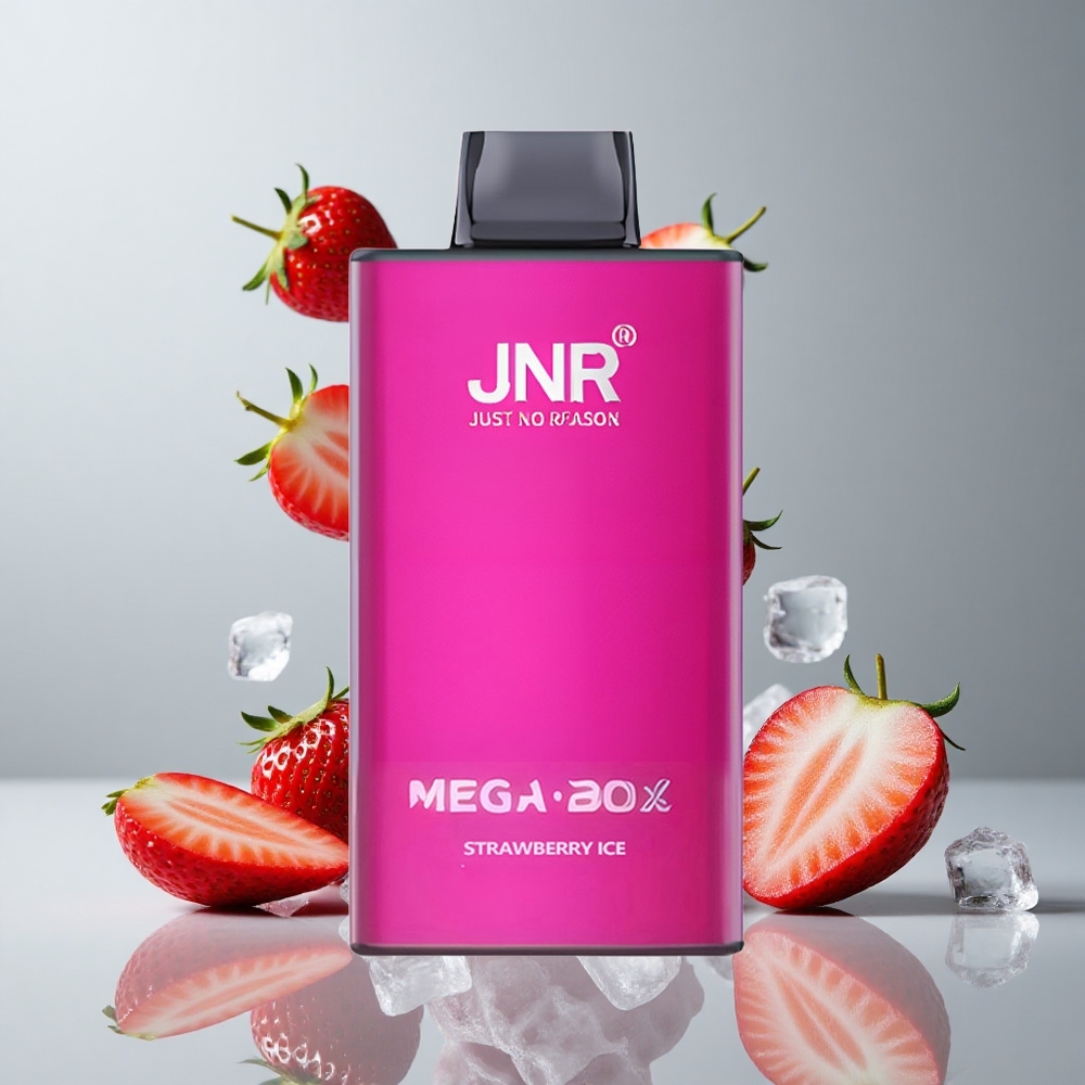 JNR Mega Box 25000 Puffs Fresa Hielo 30ml Capacidad vape wholesale Peru