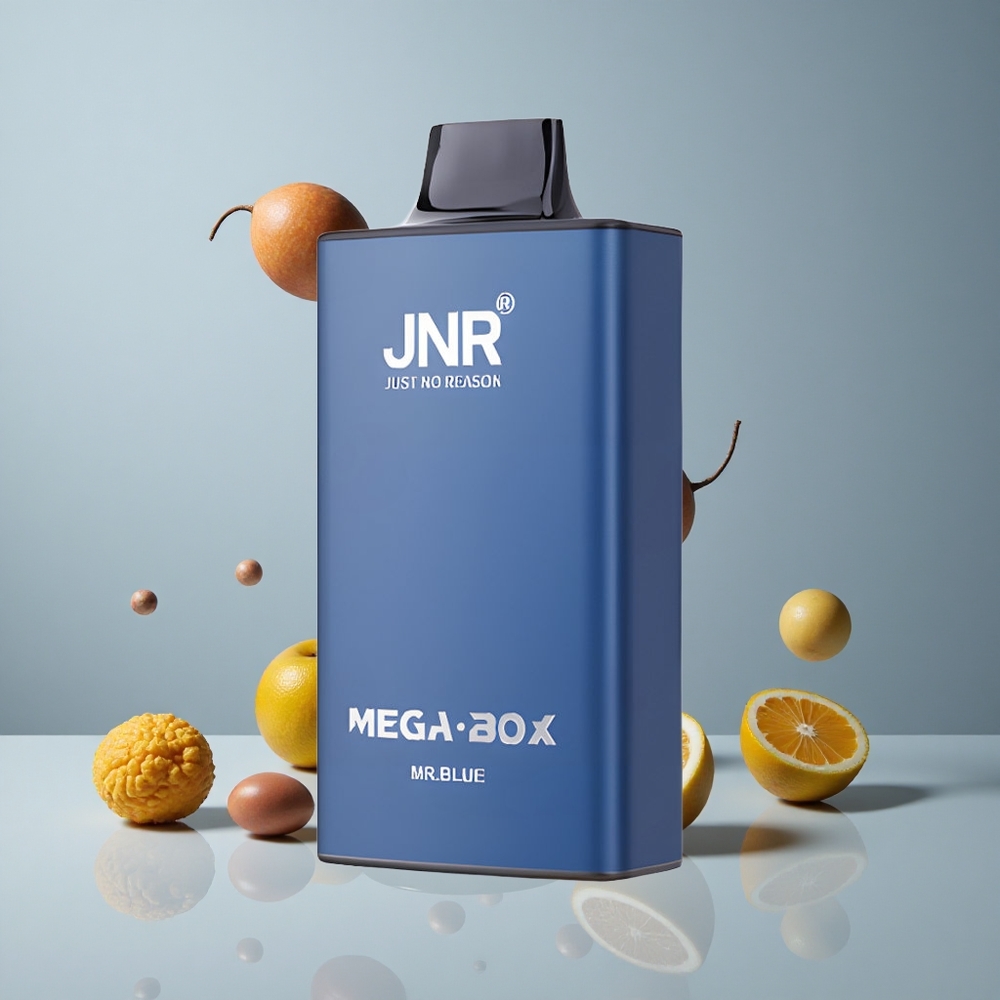JNR Mega Box 25000 Puffs Vape Desechable Azul Marino Dual Mesh Coil vape wholesale Peru