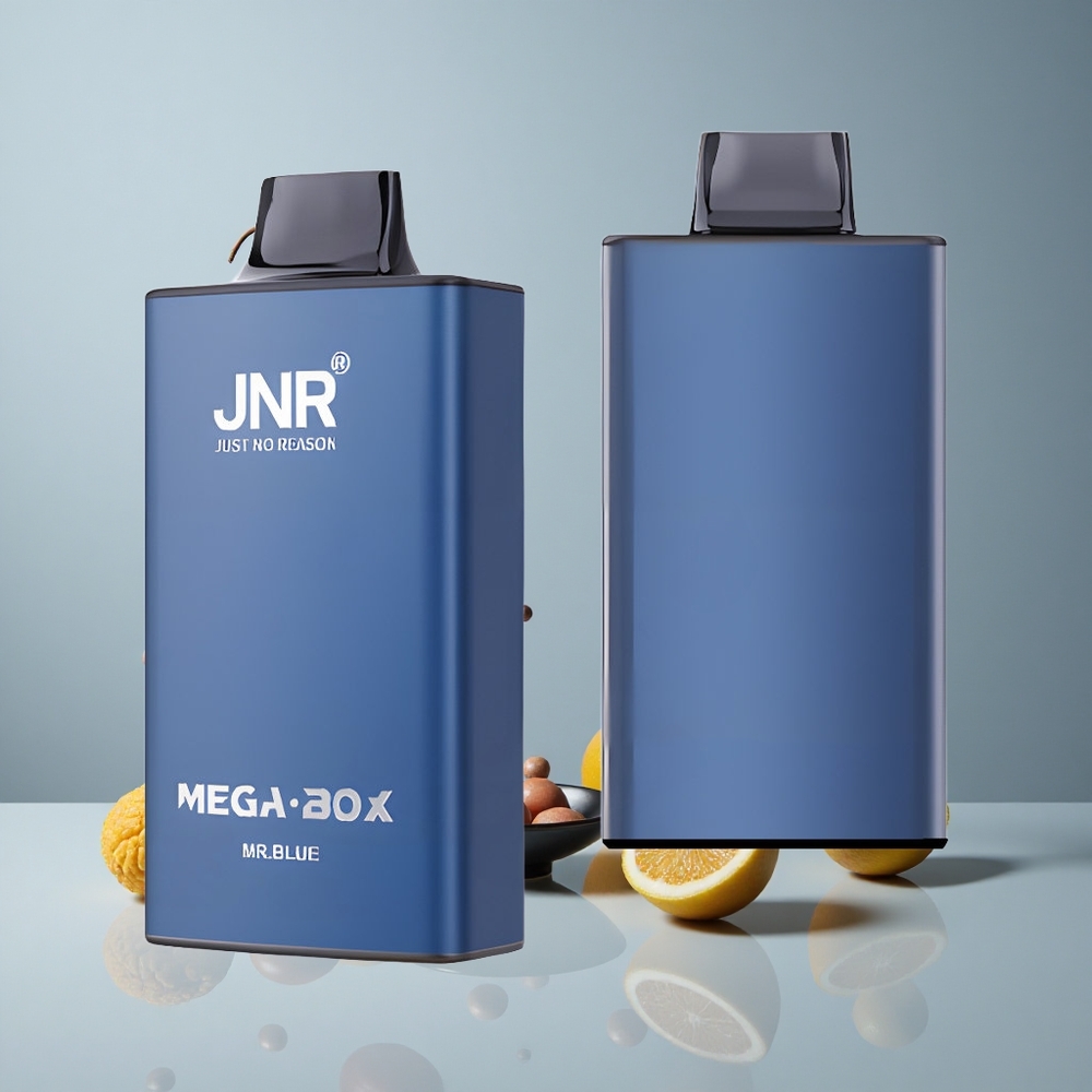 JNR Mega Box 25000 Puffs Vape Desechable Azul Marino Dual Mesh Coil vape wholesale Peru