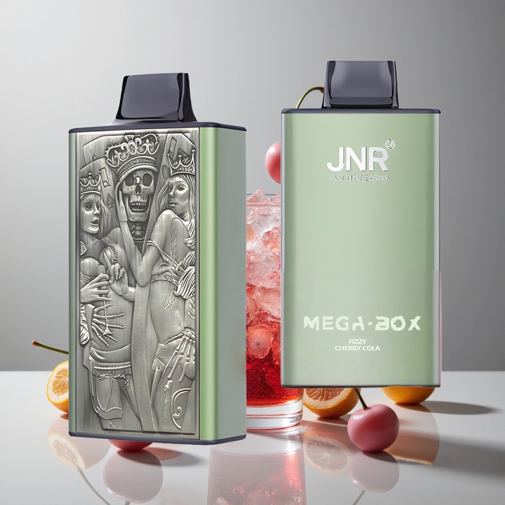 JNR Mega Box 25000 Puffs Vape Desechable Cereza Cola Fizz 30ml vape wholesale Peru