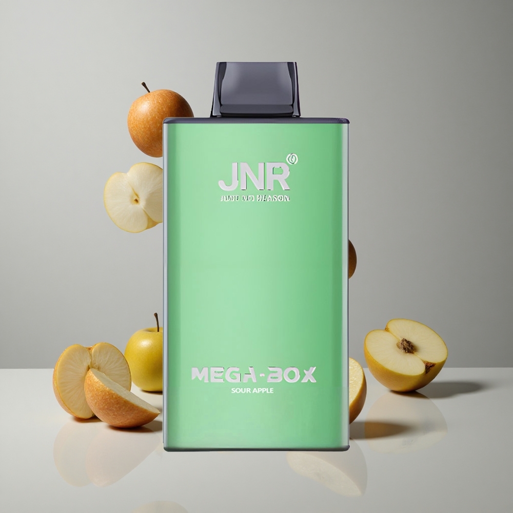 JNR Mega Box 25000 Puffs Vape Desechable Manzana Ácida 30ml vape wholesale Peru