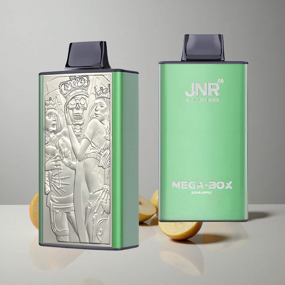 JNR Mega Box 25000 Puffs Vape Desechable Manzana Ácida 30ml vape wholesale Peru