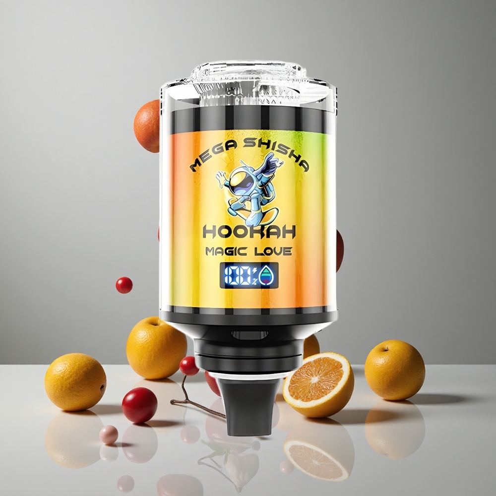 JNR Mega Shisha Hookah 100K Chicle Mágico 60ml Capacidad Pantalla Inteligente vape wholesale Peru