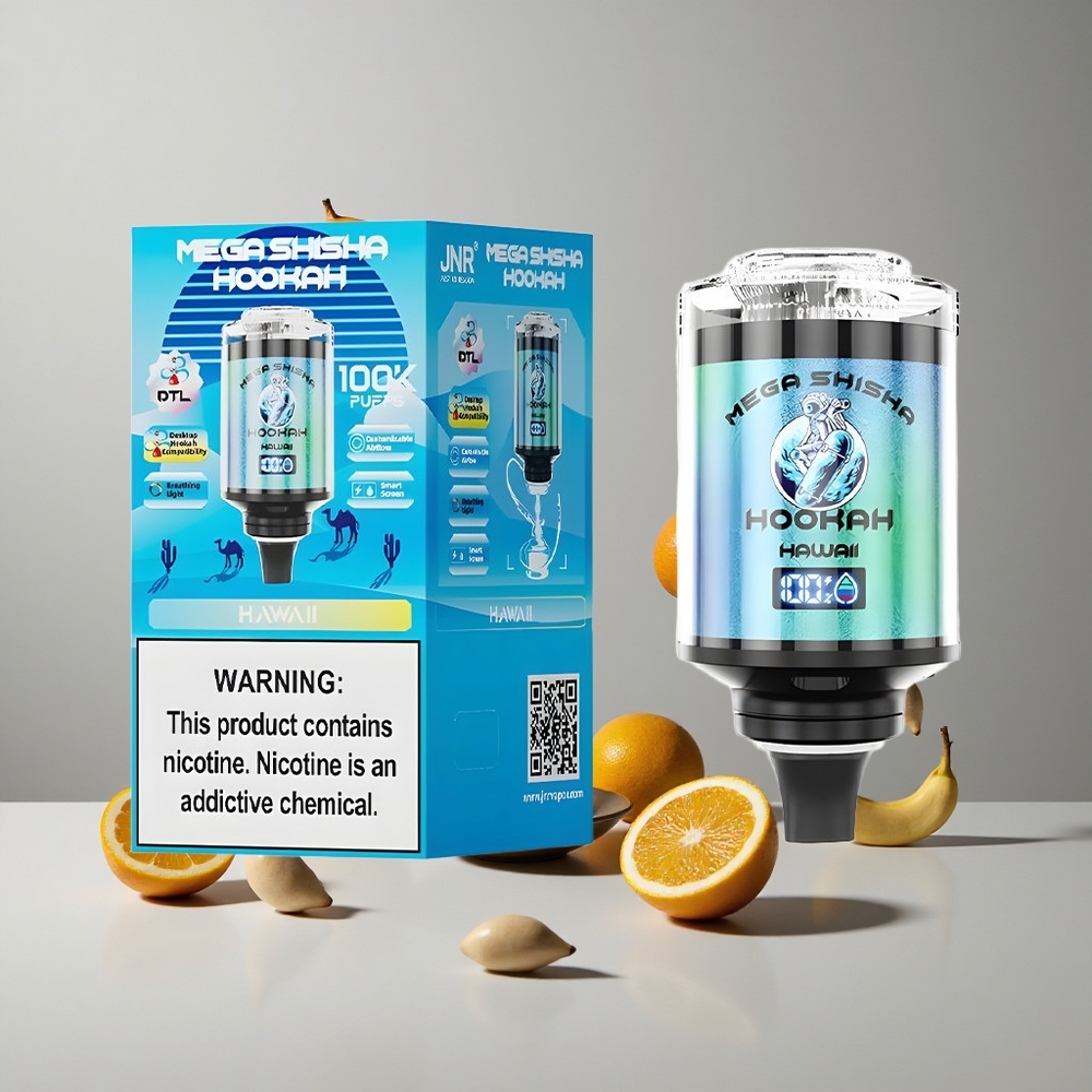 JNR Mega Shisha Hookah 100K Compatibilidad de Escritorio Pantalla Inteligente Interactiva vape wholesale Peru