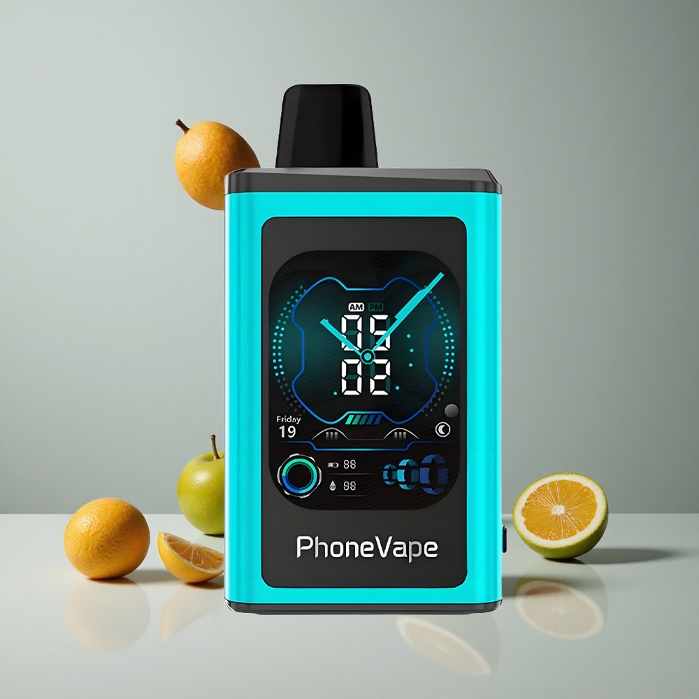 JNR PhoneVape 30000 Puffs Vape Desechable Menta Miami Batería Recargable 850mAh Tipo-C vape wholesale Peru