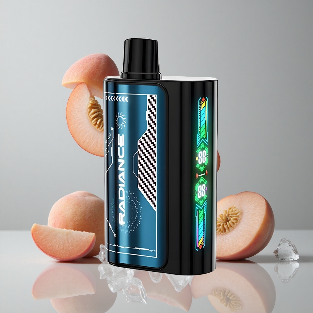 JNR Radiance 31000 Puffs Duraznos Helados Verano Pantalla Animación Inteligente vape wholesale Peru