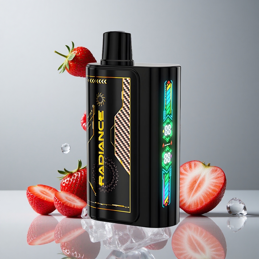 JNR Radiance 31000 Puffs Fresa Frambuesa Cereza Hielo Pantalla Animación Inteligente vape wholesale Peru