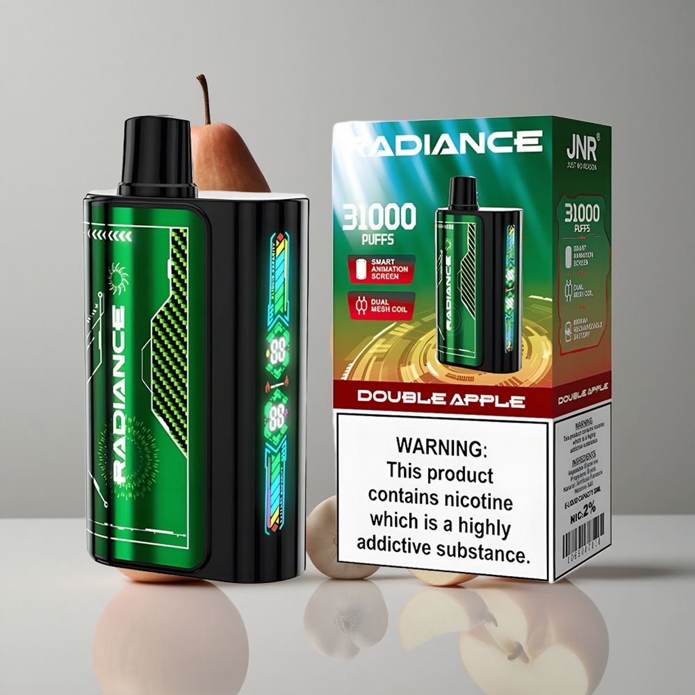 JNR Radiance 31000 Puffs Manzana Doble 28ml E-líquido vape wholesale Peru