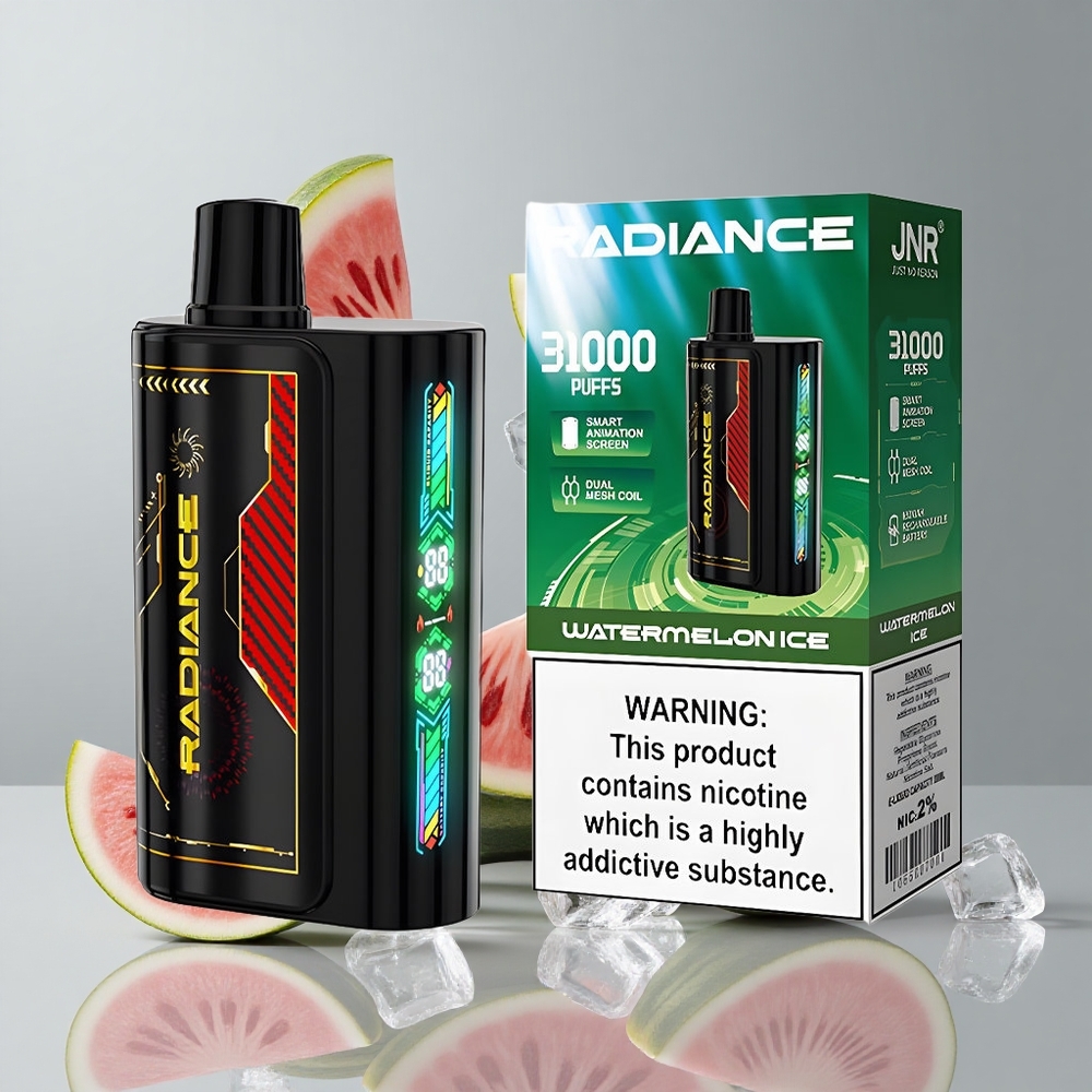 JNR Radiance 31000 Puffs Vape Desechable Sandía Helada 28ml E-liquid vape wholesale Peru