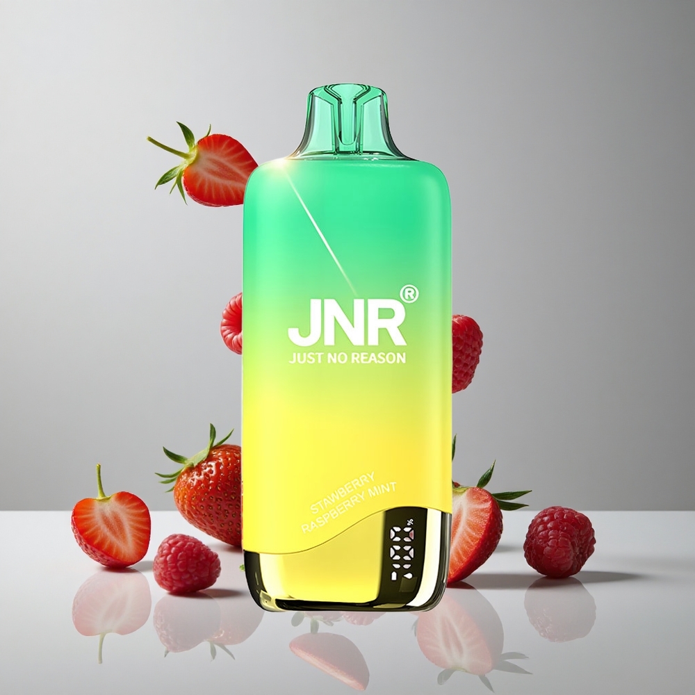 JNR Rainbow 10500 Puffs Fresa Frambuesa Menta 18ml Tanque vape wholesale Peru