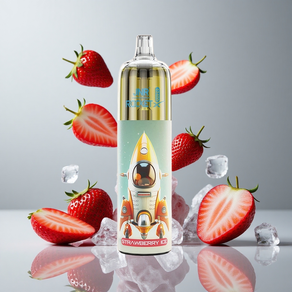 JNR Rocket-X 12400 Puffs Fresa Hielo Ajustable RGB vape wholesale Peru