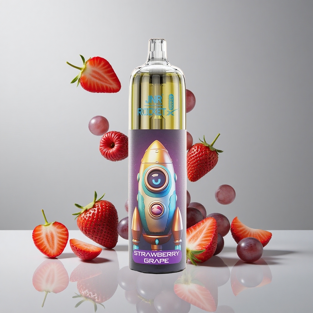 JNR Rocket-X 12400 Puffs Fresa Uva Flujo de Aire Ajustable vape wholesale Peru