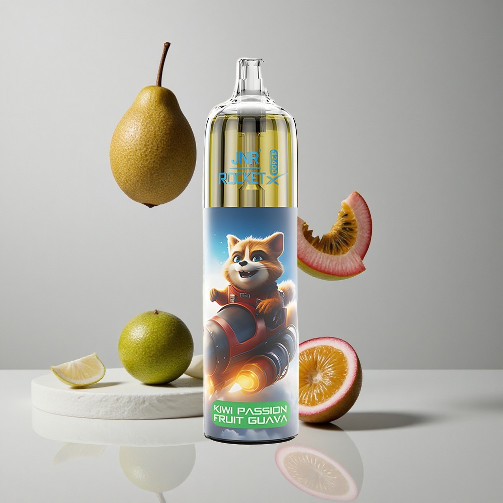 JNR Rocket-X 12400 Puffs Vape Desechable Pasión Kiwi Guayaba de Aire Ajustable vape wholesale Peru