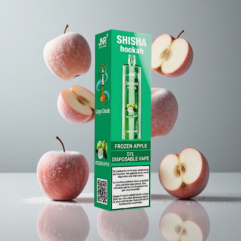 JNR Shisha Hookah 12000 Puffs Manzana Helada 24ml vape wholesale Peru