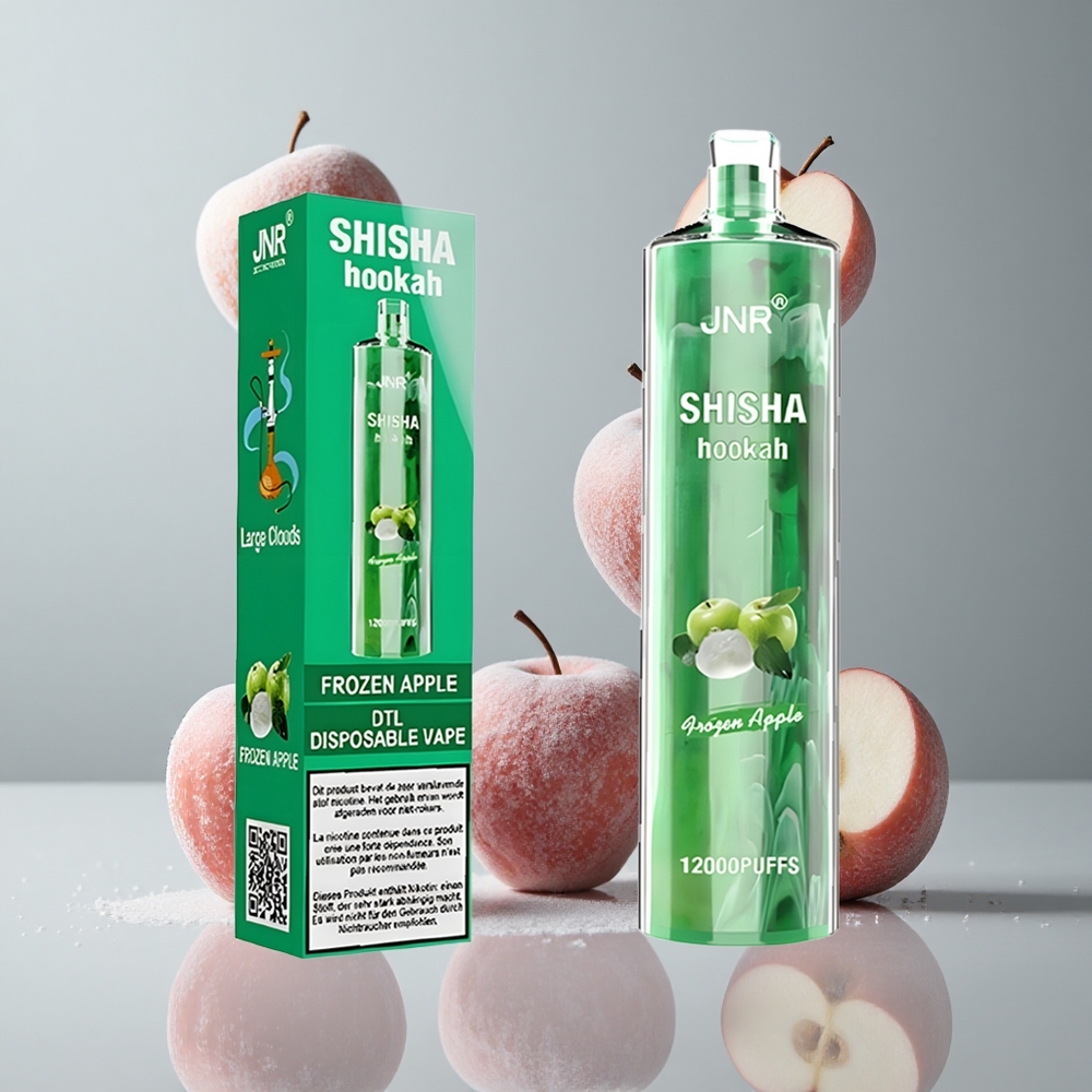 JNR Shisha Hookah 12000 Puffs Manzana Helada 24ml vape wholesale Peru