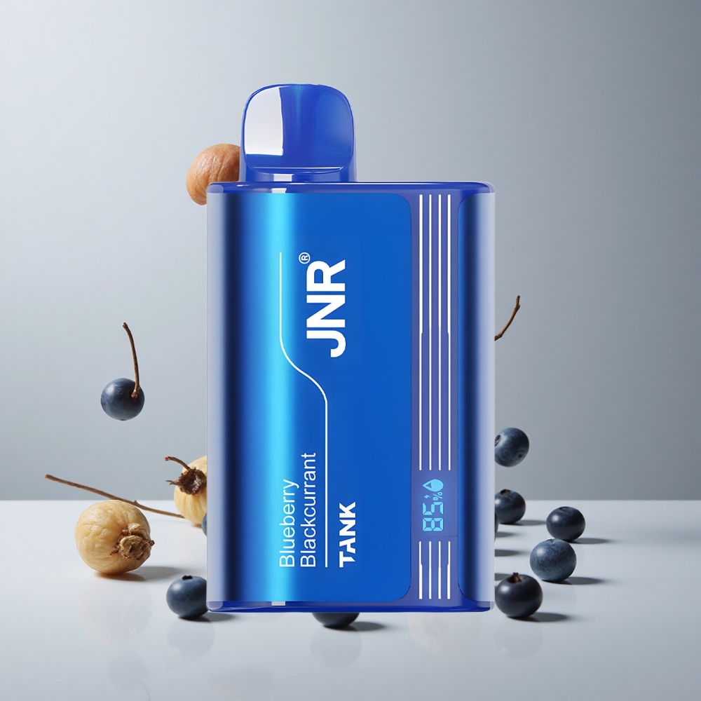JNR Tank 10000 Puffs Vape Desechable Arándano Grosella Negra con Pantalla Digital y Carga Rápida Type-C vape wholesale Peru