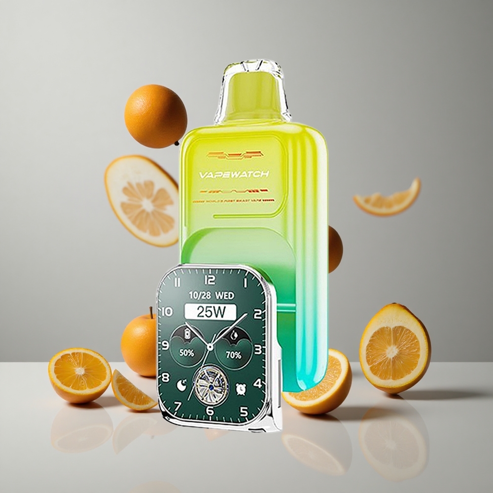 JNR Vape Watch 30000 Puffs Naranja Mango 30000 Puffs Modo Regular 19mL e-líquido vape wholesale Peru