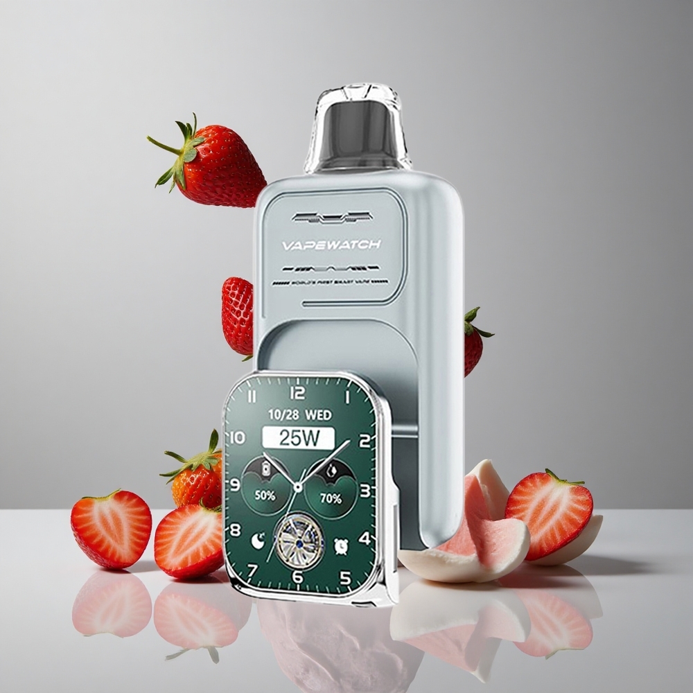 JNR Vape Watch 30000 Puffs Sabor Fresa Hielo 19mL Capacidad vape wholesale Peru