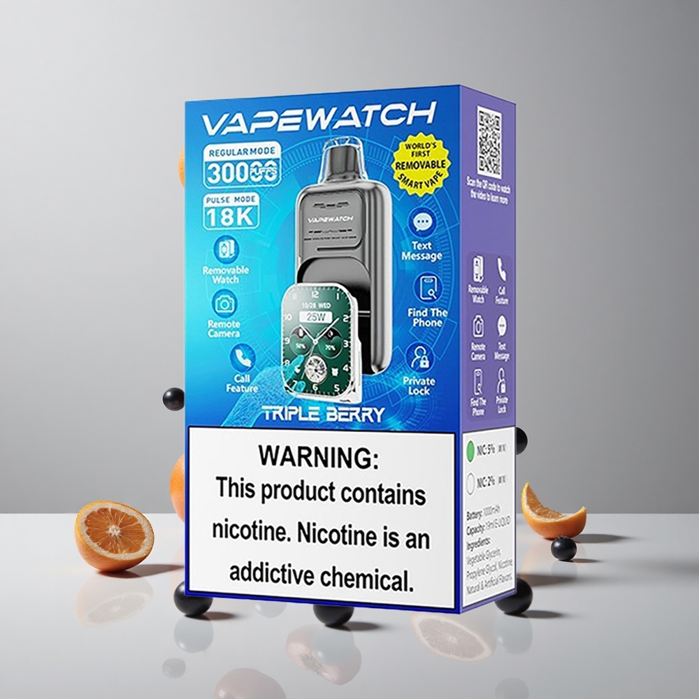 JNR Vape Watch 30000 Puffs Triple Bayas 19mL 1000mAh vape wholesale Peru