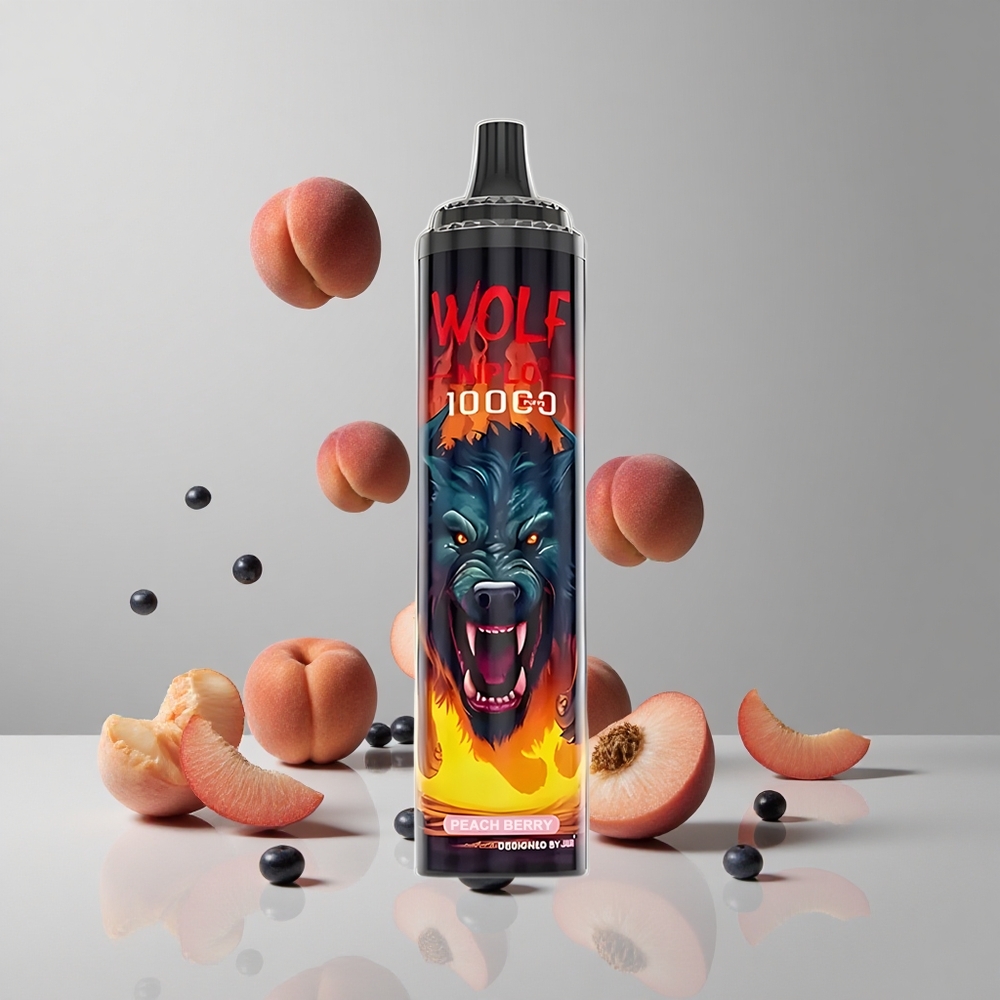 JNR Wolf Niplo 10000 Puffs Durazno Baya 20ml Tipo-C vape wholesale Peru