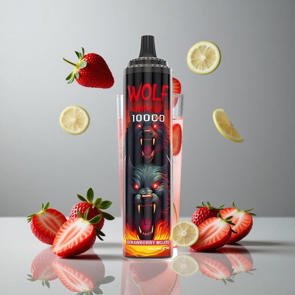 JNR Wolf Niplo 10000 Puffs Fresa Mojito 20ml vape wholesale Peru
