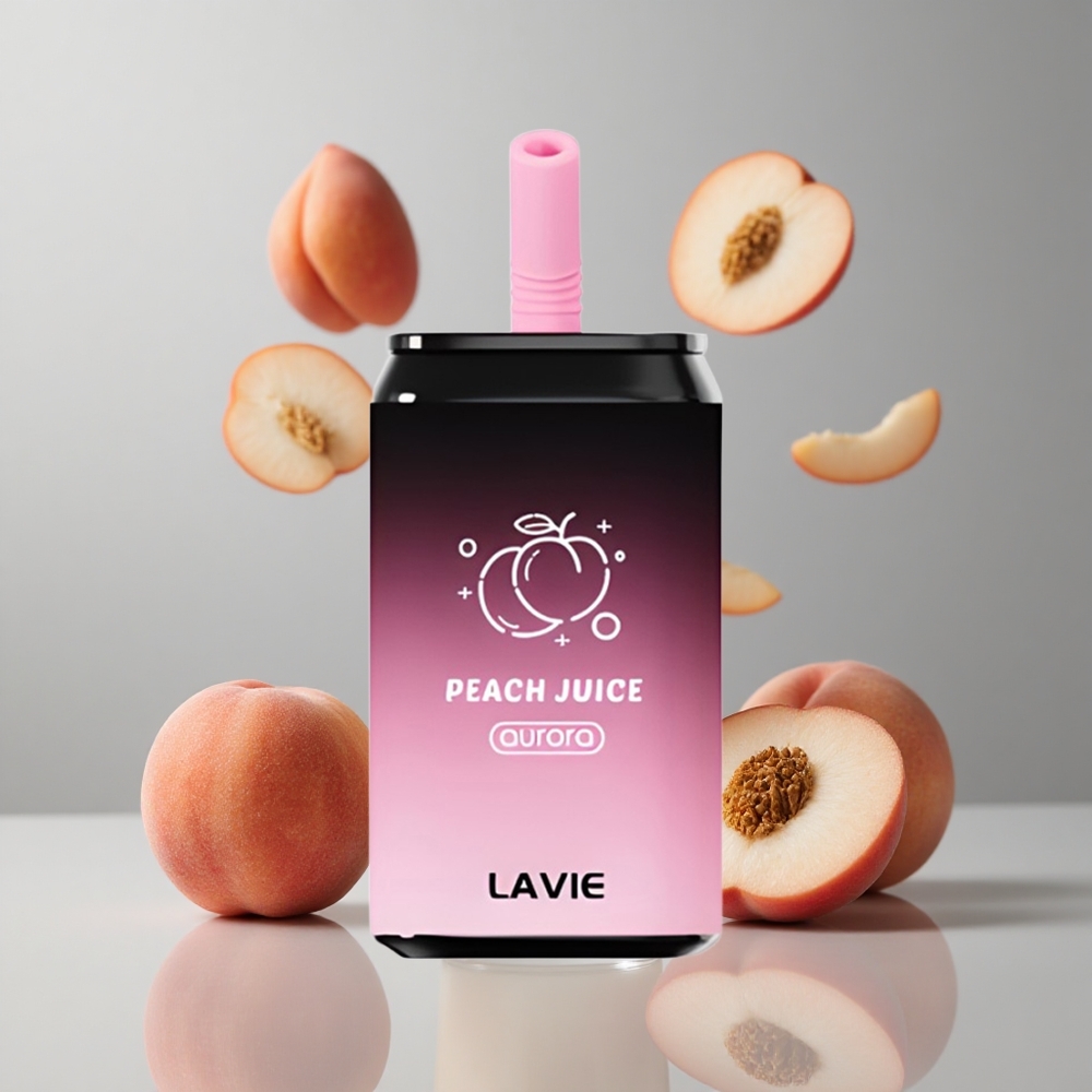 LAVIE Aurora 11000 Puffs Jugo de Melocotón 22ML Tipo C Recargable vape wholesale Peru