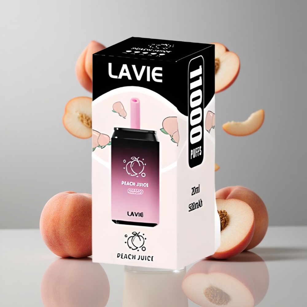 LAVIE Aurora 11000 Puffs Jugo de Melocotón 22ML Tipo C Recargable vape wholesale Peru
