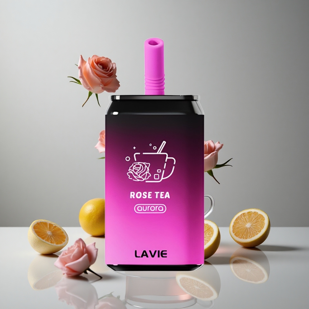 LAVIE Aurora 11000 Puffs Vape Desechable Té de Rosa 22ML Tipo C Recargable vape wholesale Peru