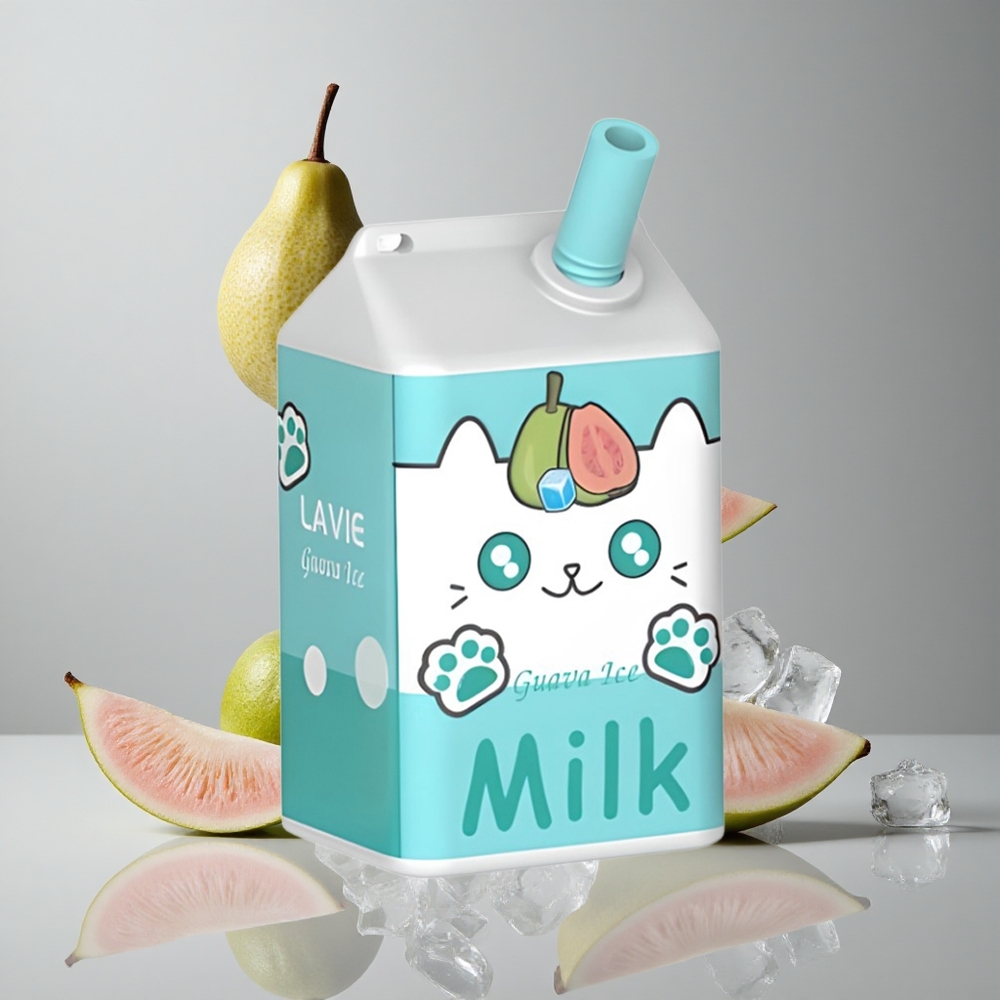 LAVIE Milk 7000 Puffs Vape Desechable Guayaba Helada 16ML Tipo C Recargable vape wholesale Peru