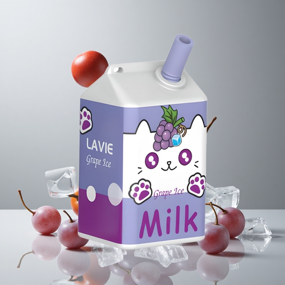 LAVIE Milk 7000 Puffs Vape Desechable Uva Helada 16ML vape wholesale Peru
